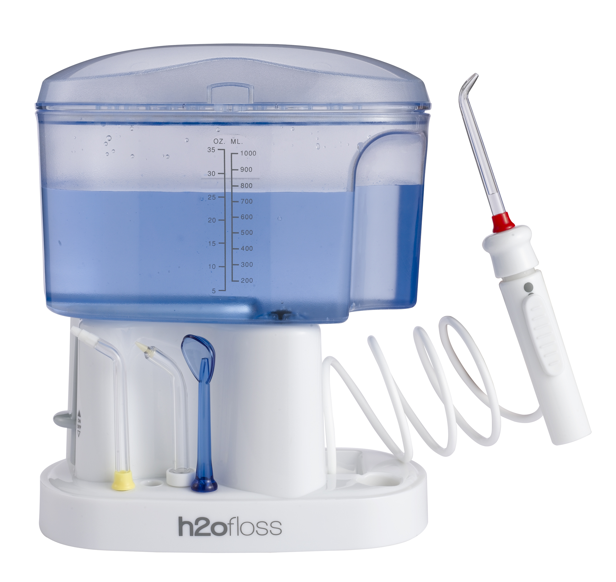 H2ofloss бесплатный образец столешница струи воды Flosser с 11 насадками для домашнего использования