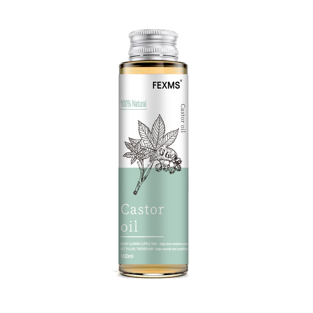 Cold Pressed Organic Castor Oil Private Label Organic Moisturizing Castor Oil Hair Growth Oil