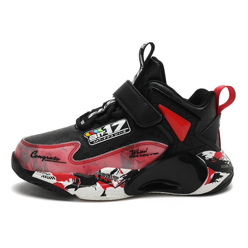 Children Shoes Spring 2021 New Girls Pu Leather Lightweight Mesh Sneakers Boys Fashion Casual Sports Shoes