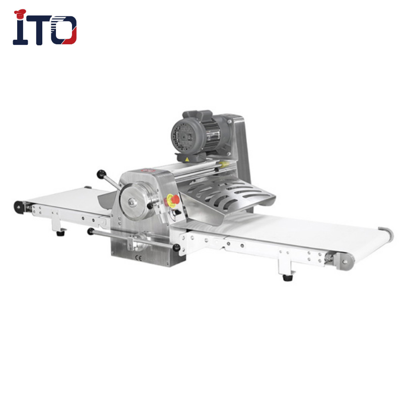 Tabletop Dough Sheeting Machine Commercial Stainless Steel Bakery Equipment Pastry Dough Sheeter For Sale
