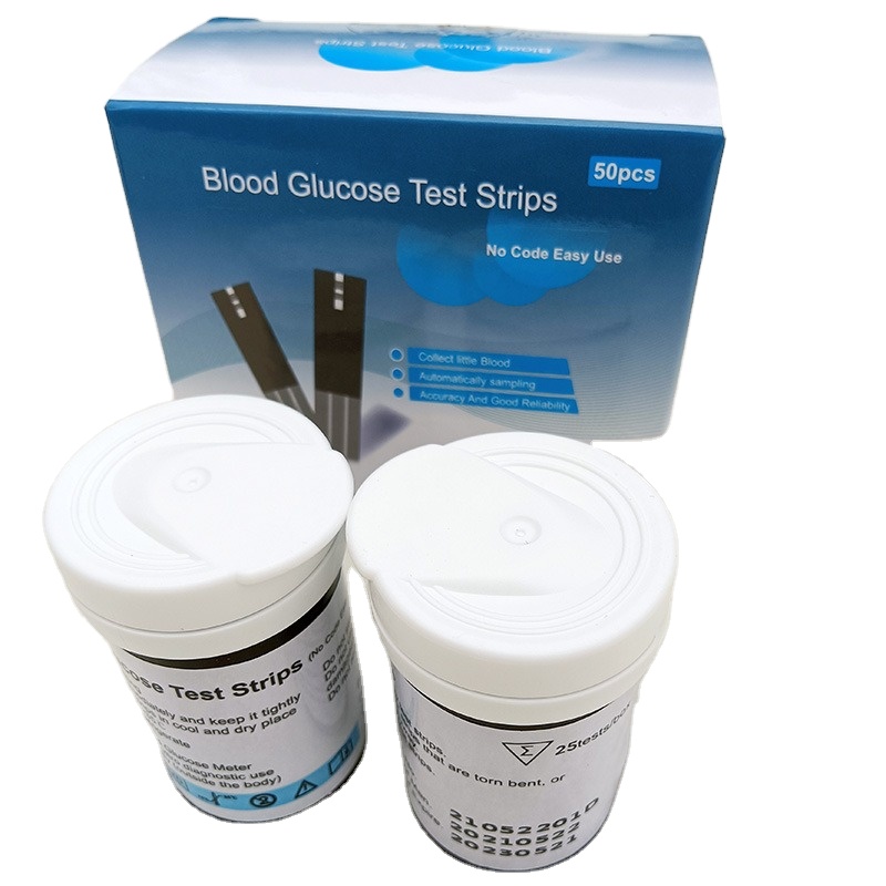 family use smart blood glucose meter No coding diabetes testing kit with blood test strips