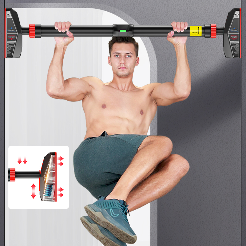 easy install double safe High quality with bubble level Automatic locking device pull up bar