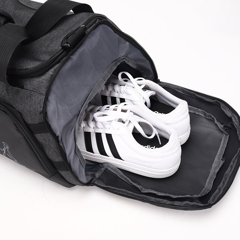 Large Capacity Custom Logo Travel Bag Waterproof Sport Gym Travel Sneaker Duffel Bag With Shoe Compartment