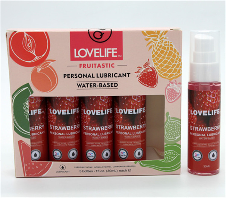 Adult Sex Toys 30ml Strawberry Vagina Water Based Personal Lube Sexual Lubricant Gel For Sex