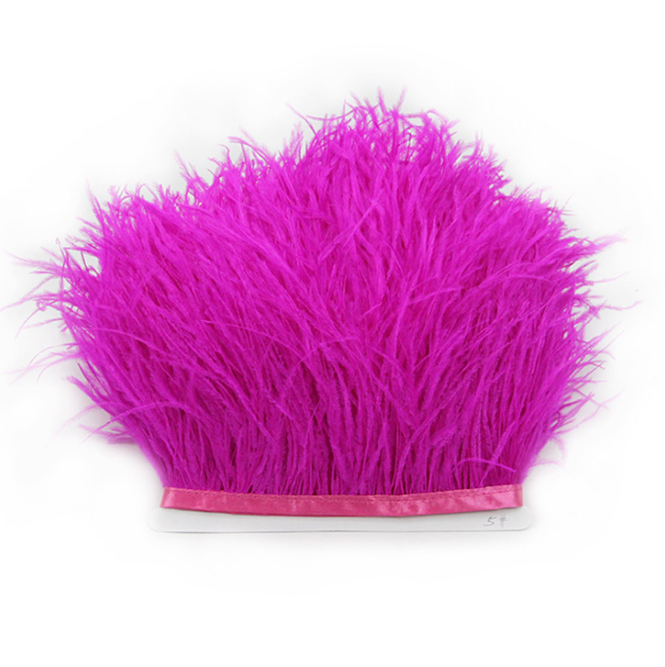 Factory Price High Quality Real Ostrich Feather Trims 10-15cm