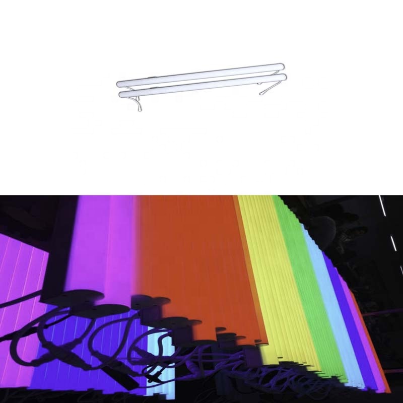 Здание фасадное освещение RGB цифровая dmx трубка наружная светодиодная цифровая трубка 5050SMD пиксели Светодиодная трубка освещение