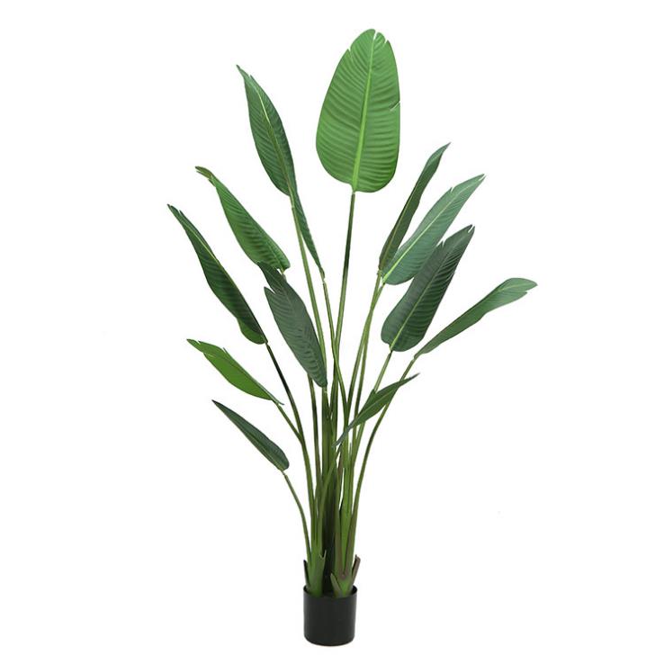 Artificial Bird of Paradise Plant Traveler Banana Tropical Palm Tree for Home Office Decoration