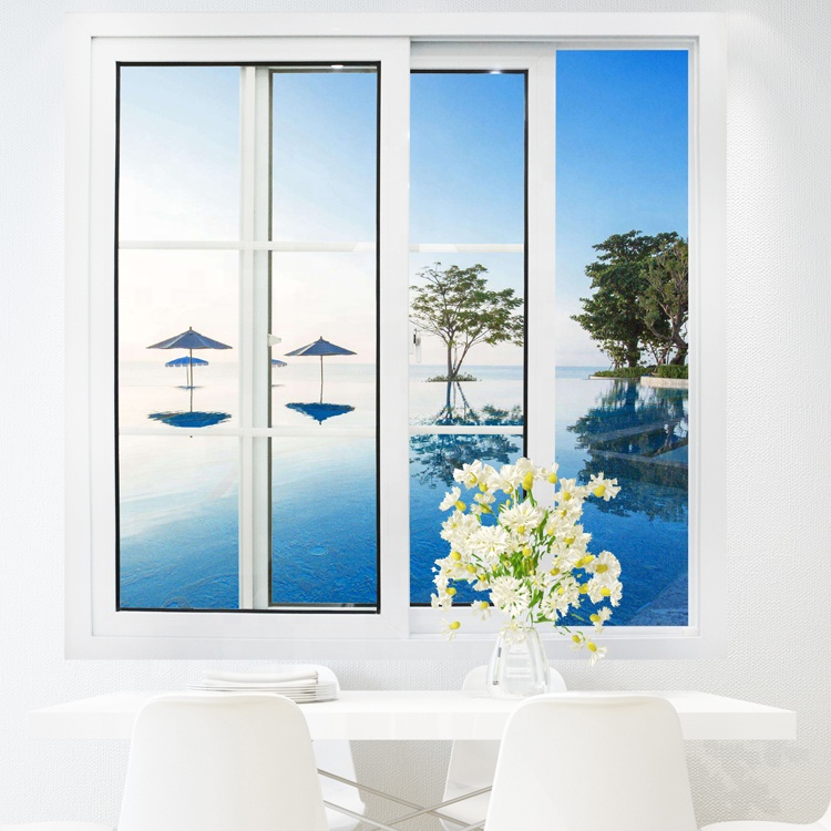 Upvc/pvc/пластиковое французское раздвижное окно