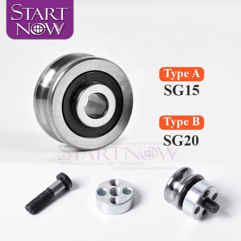 Startnow U Deep Groove Ball Bearings SG15 SG20 With Free Fixing Screws Double Row Miniature Pulley Transmission Eccentric Wheel