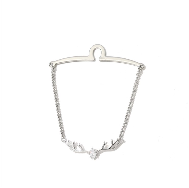 Custom Tie Clip Chain Manufacturers Factory Directed Selling Deer Clip-on Tie Pin