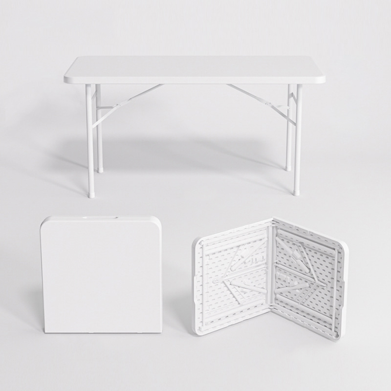 portable folding table plastic rectangular bistro table