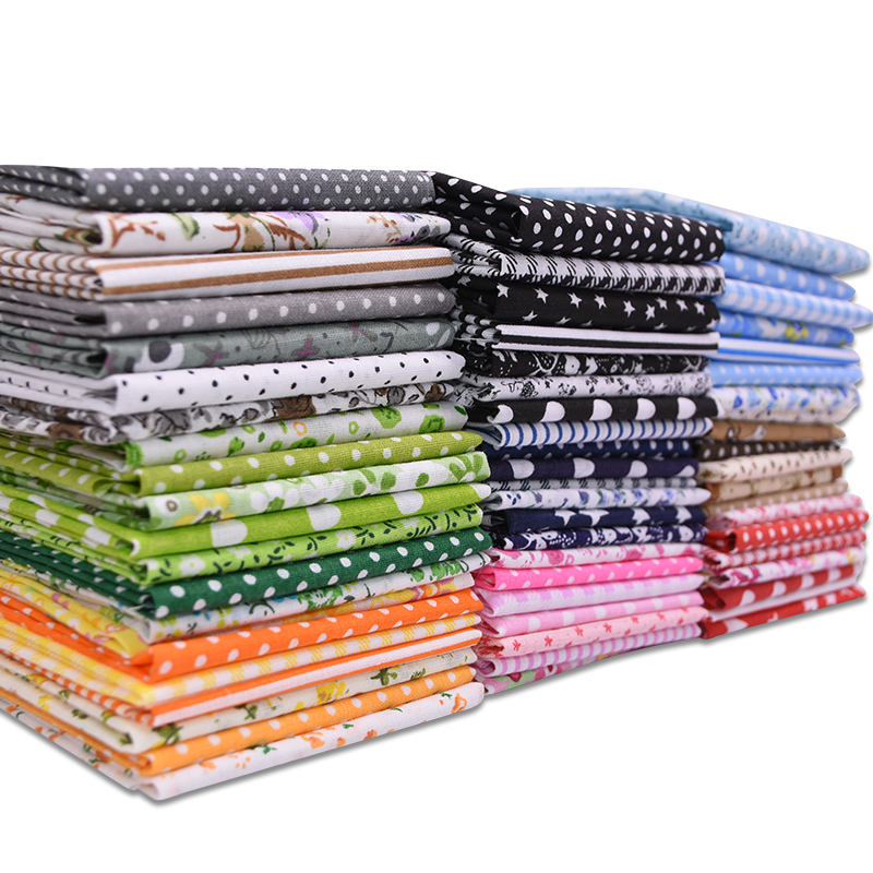 25*25cm 7pcs/Pack Printed Cotton Fabric Face Protection DIY Calico Sewing Supplies Patchwork Floral Pattern Fabric