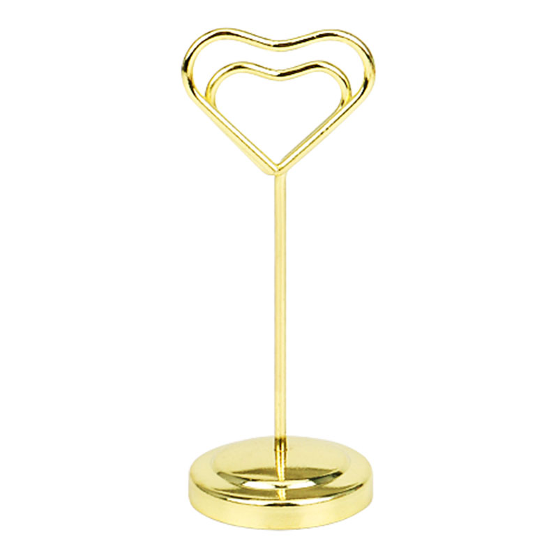 Wholesale High Quality Rose Golden Photo Clip Label Holder Diy Desktop Ornaments Sticky Memo Clips