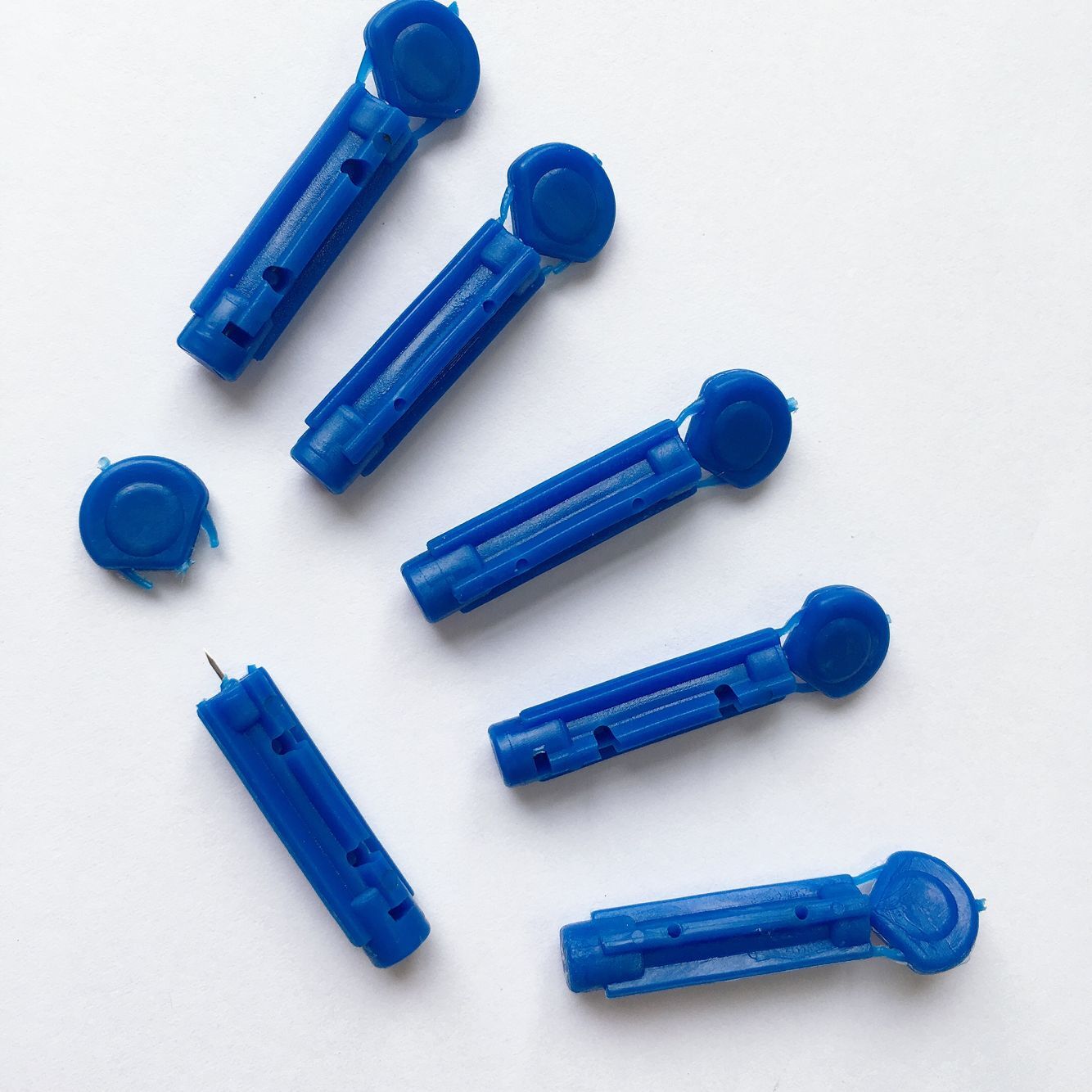 Disposable Medical Sterile Blood Sugar Lancets Needle Safety Finger Needles