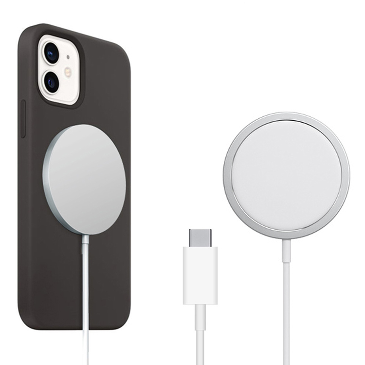 15W Type-C быстрое портативное универсальное зарядное устройство для Apple Android магнитное Magsafe Беспроводное зарядное устройство для iPhone