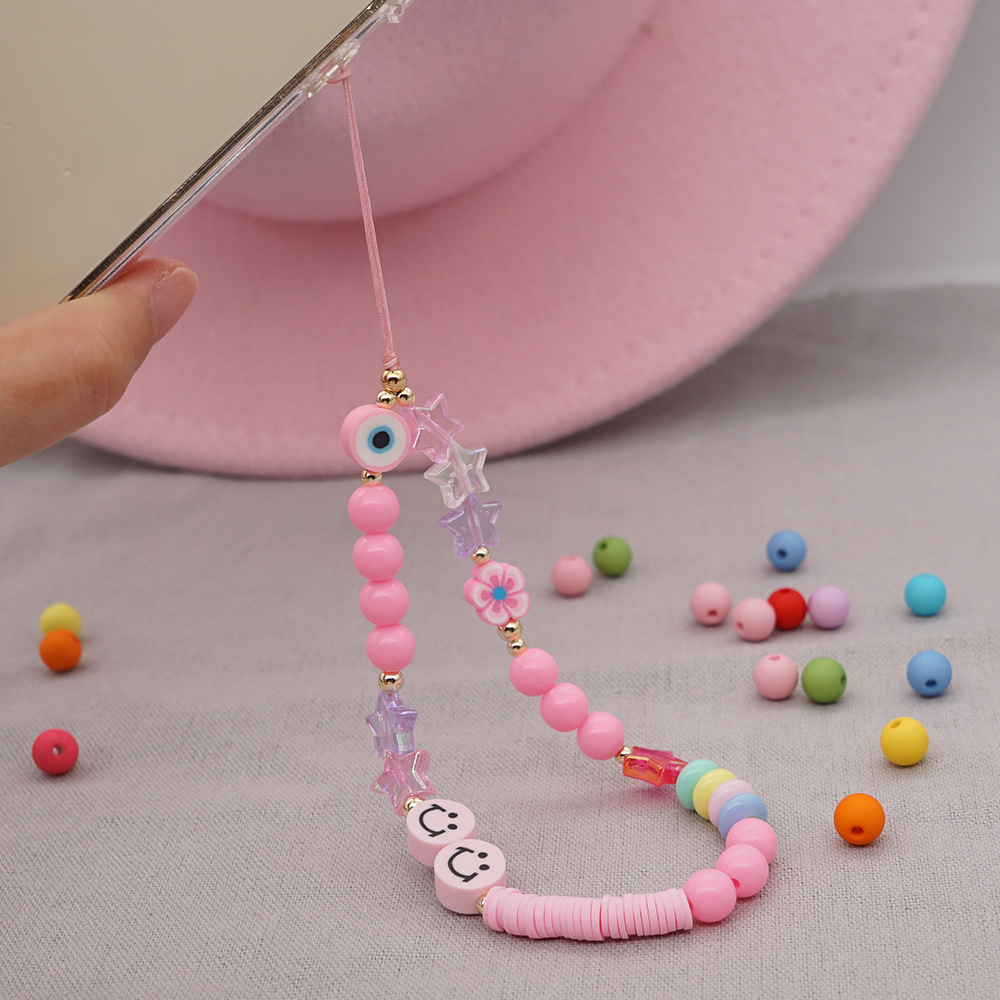 Pink Custom Universal Smartphone Lanyard Mobile Phone Accessories Neck Wrist Strap To Hang The Phone