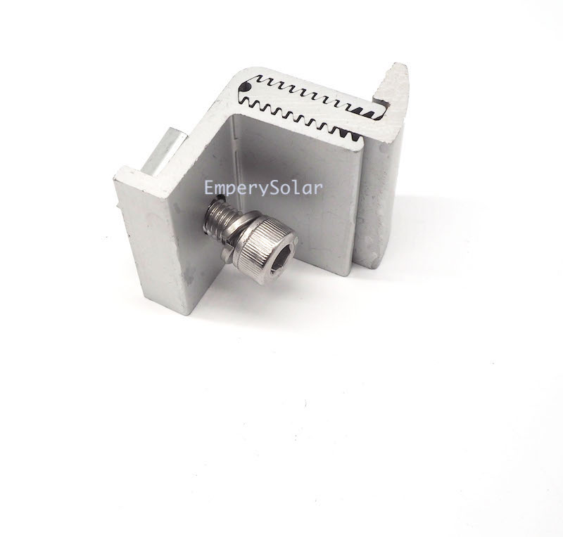 Solar Mounting System Aluminum End Clamps
