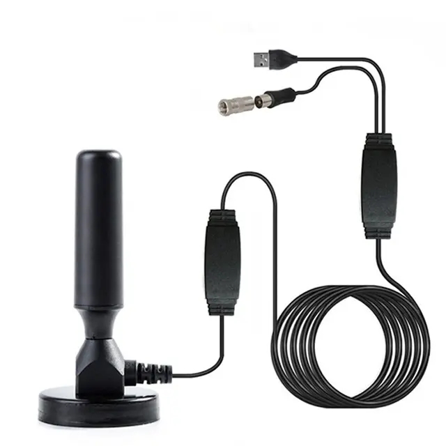 New 4K Free Local HD TV Digital TV Receiving Antenna Indoor Ground Wave Antenna with Magnet Adsorption