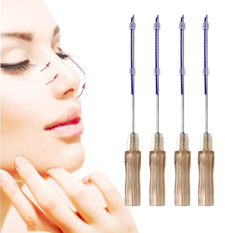 Hot sale 19g38mm face lifting thread pdo plla pcl pdo thread nose profhilo neuramis filler rejueness