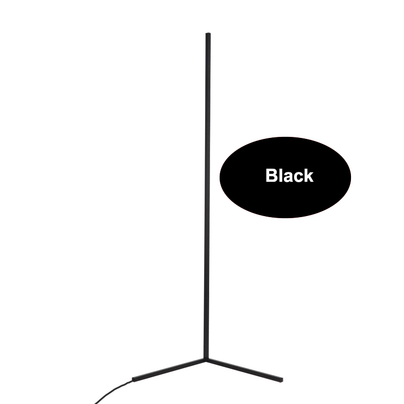 Sunjie Modern led dimmable black white modern RGB minimalist floor lamp