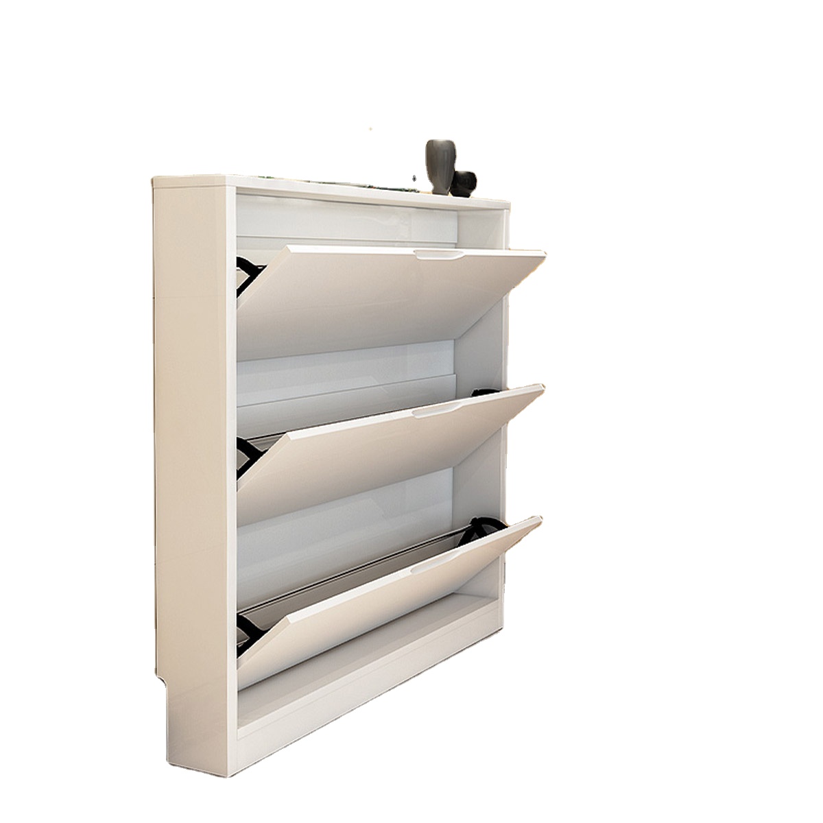 2021 New arrival home modern shoe cabinet 3 tier wooden shoe racks storage organizer shoe storage cabinet modern