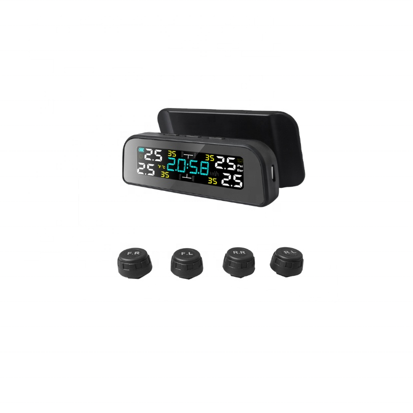 Car Pressure Digital TPMS Tire Pressure Monitoring System Internal and External Sensors