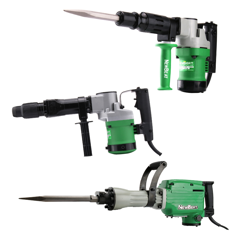 NewBeat Industrial Concrete Breaker Hammer Drill Heavy Duty Hand Power Electric Jack Demolition Hammer Machine