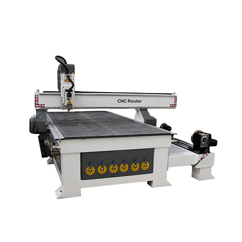3d cnc машина 4 оси 4x8 cnc деревянный маршрутизатор 1325 с поворотной осью