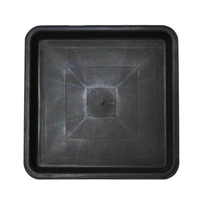 High Quality Black Square Plastic Plant Flower Pot With Tray Water Tray Plastic Flower Pot Tray