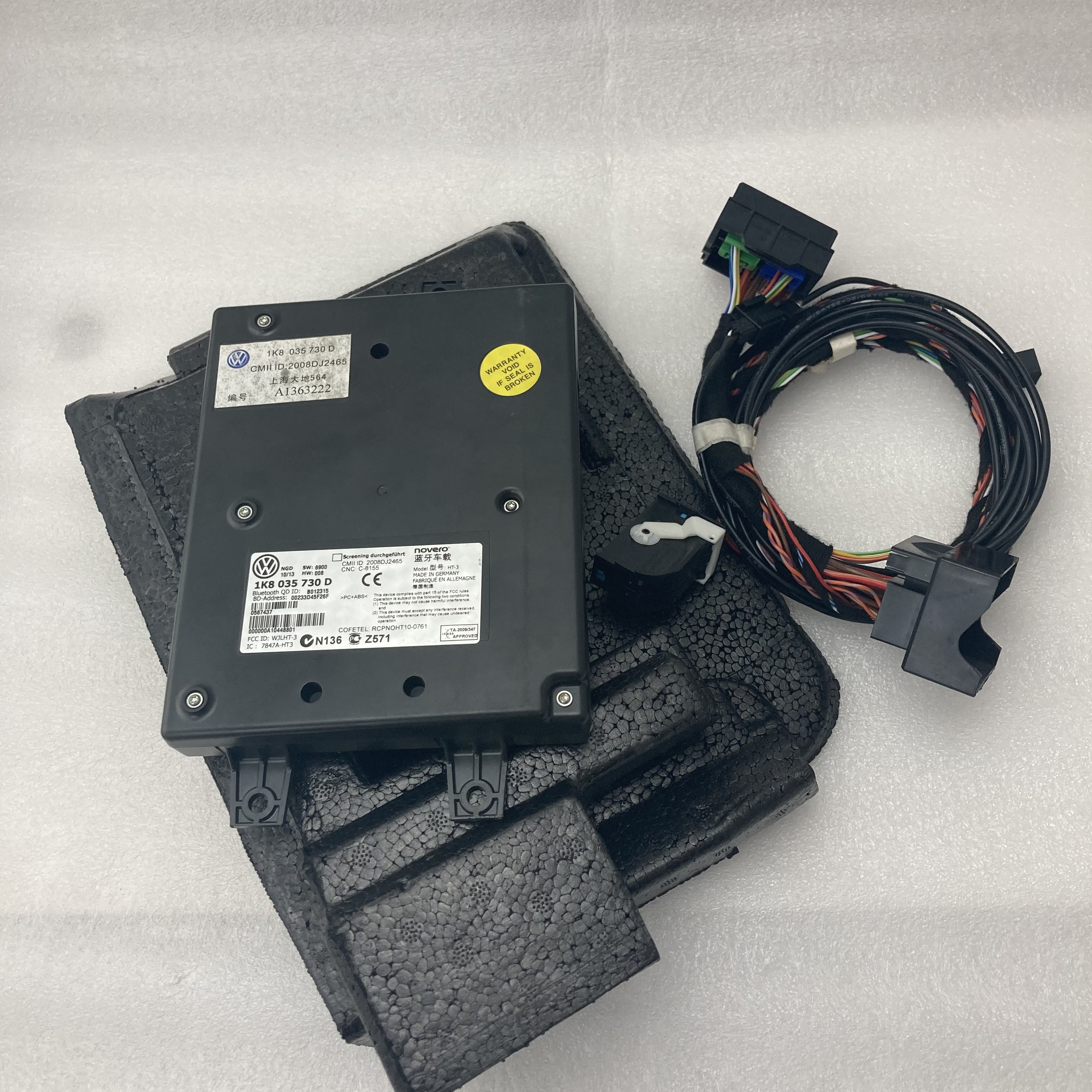 OEM 1K8 035 730 D 9W2 BT Module For Golf MK5 6 Passat* B6 7 RNS510 RCD510