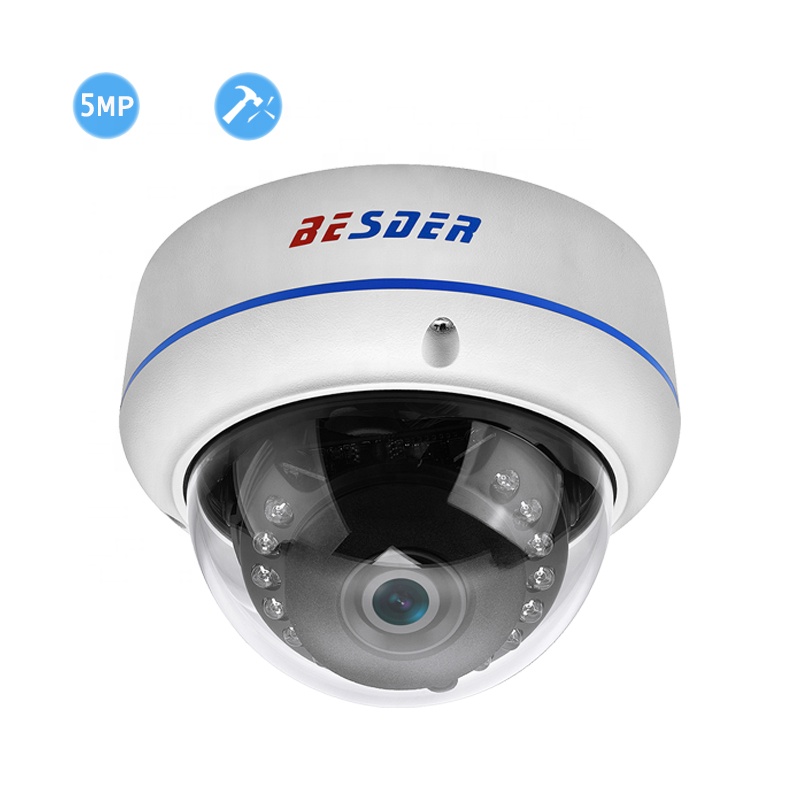 Besder H.265 IP камера POE Антивандальная 2MP 5MP домашняя охранная CCTV камера Onvif IR ночное видение
