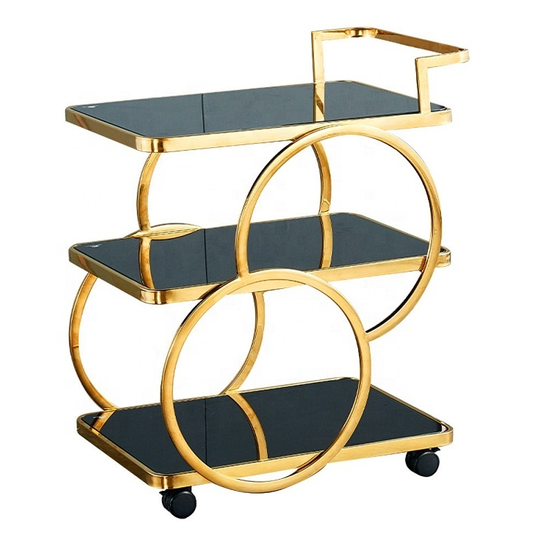 Modern restaurant restaurant three-story dining car restaurant trolley KTV wine trolley