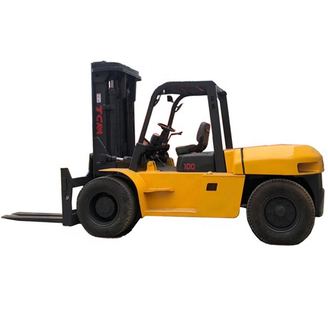 Б/у строительная машина TCM FD100 10 тонн вилочный погрузчик fd100