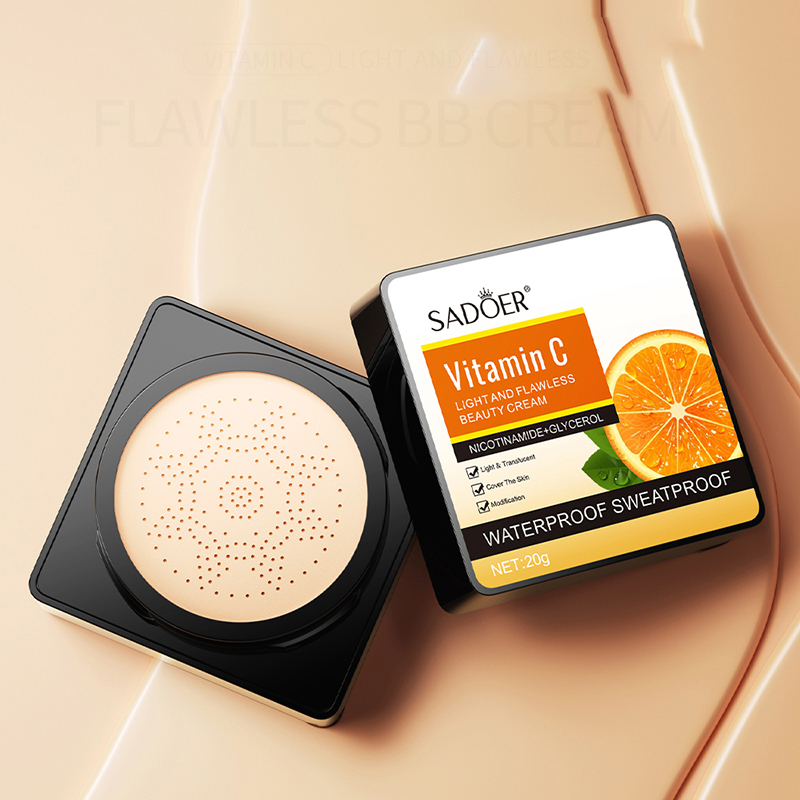 SADOER ODM private label organic whitening makeup base cream moizturizing skin moisturizing beauty makeup foundation