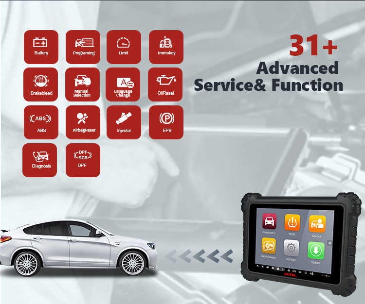 Autel Maxisys MS909 диагностический сканер VCI Комплексная OBDII Диагностика и услуги передовые ECU кодирования и программирования
