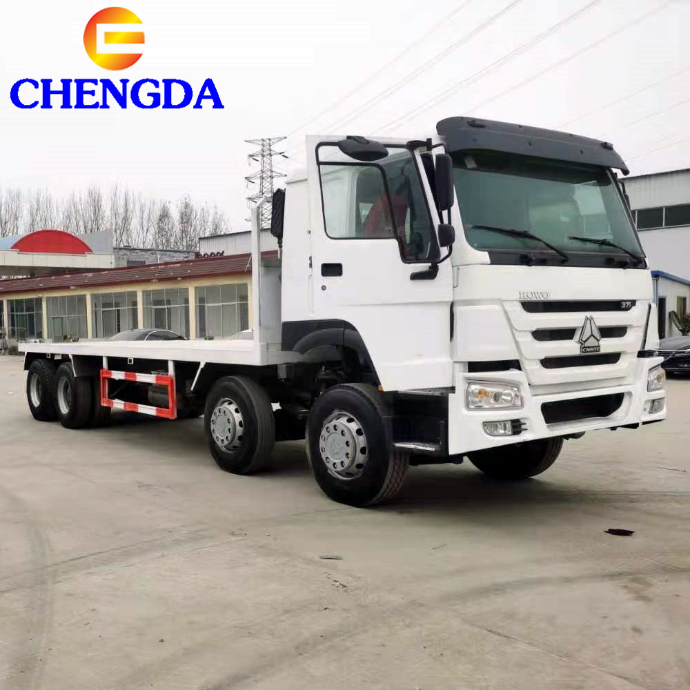 Большая китайская скидка! SINOTRUK плоская платформа б/у или Новая 6x10 грузовая машина howo с контейнером для перевозки груза на продажу