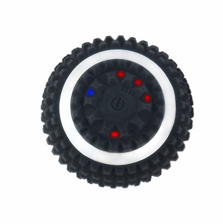 4 Speed High Intensity Rechargeable Vibration Spiky Massaging Balls For Yoga Fitness