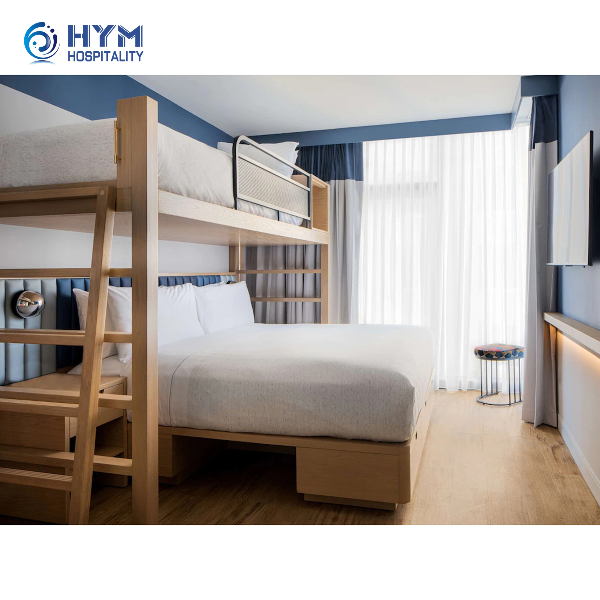 Motto By Hilton other hotel furniture cheap hotel furniture set mdf material hotel room furniture
