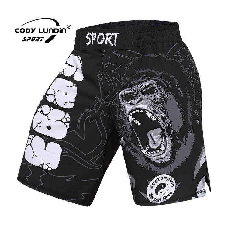 Качественная одежда для джиу-джитсу Cody Lundin, шорты с принтом MMA Grappling