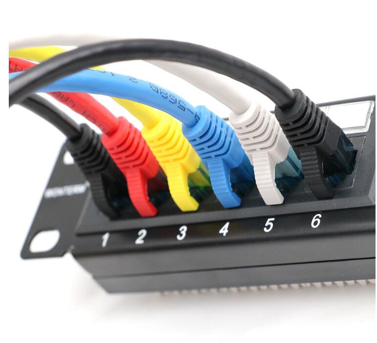 1U 24 порта UTP CAT6 патч-панель