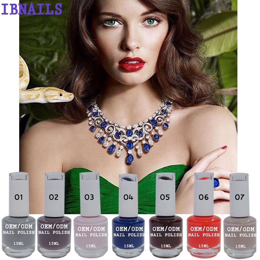 Hanzhinail Hot Product Free Samples Pure Color Health Customer Color Nail Art Salon Fast Dry Nail Polish