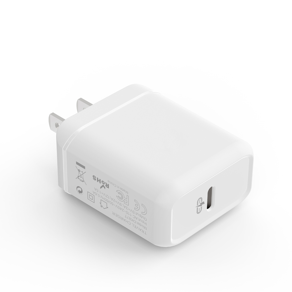 Сетевое зарядное устройство PD25W PPS с 1 портом USB C и вилкой Стандарта США для Samsung