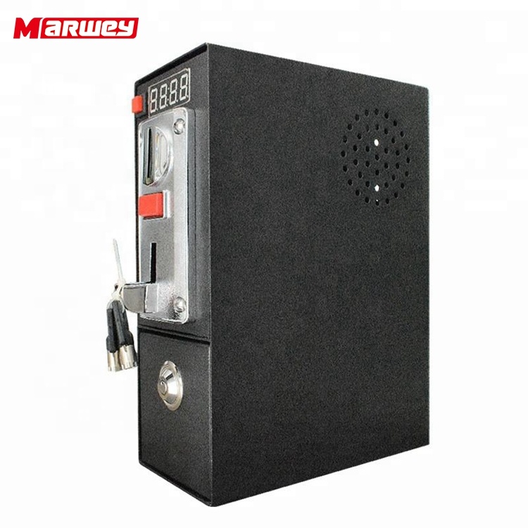 6 Different Coins Type Multi Coin Operated Timer Control Box For Laundry