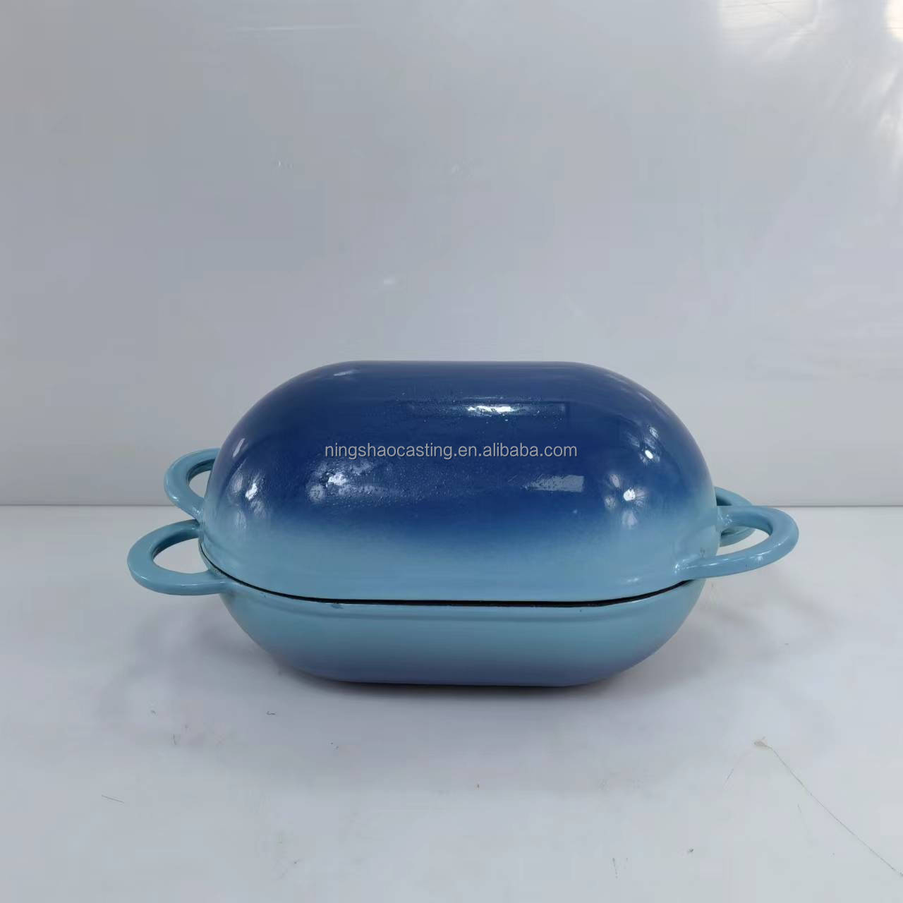 cast iron enamel bread loaf pans