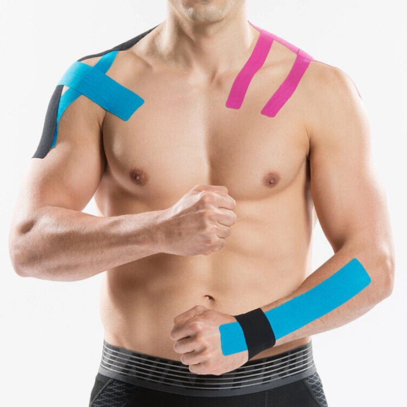 Fitness exercise muscle joint protection elastic sports bandage kinesiology tape 2.5cm*5M
