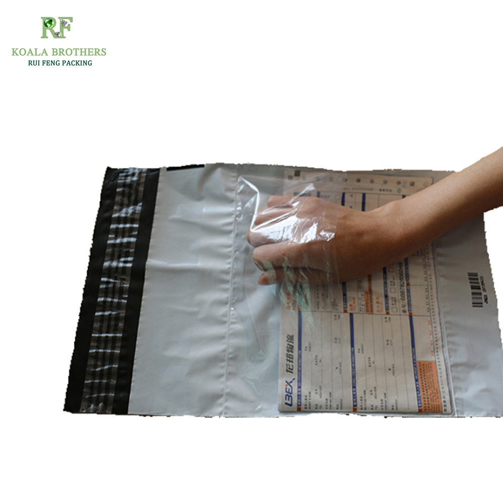Пользовательский пластиковый Курьерский мешок с сумкой и ups dhl экспресс-сумка с прозрачным карманом