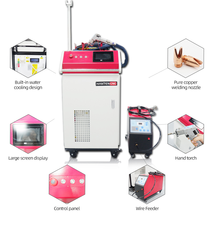Handheld Laser Welding Machine System With Precise Welding 1KW 1500W 2KW Soldadora Laser Welding Machine