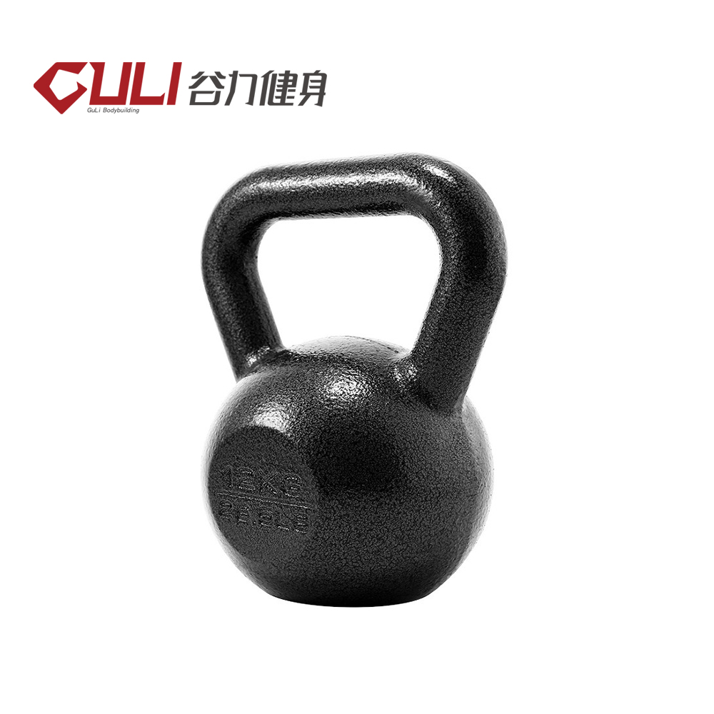 2019 заводская цена черная живопись чугун Kettlebell