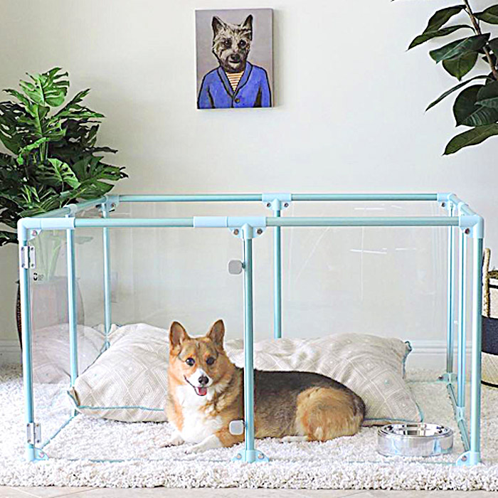 VONVIK Acrylic Clear Outdoor Fencing Indoor Crystal Baby Safety Playpen