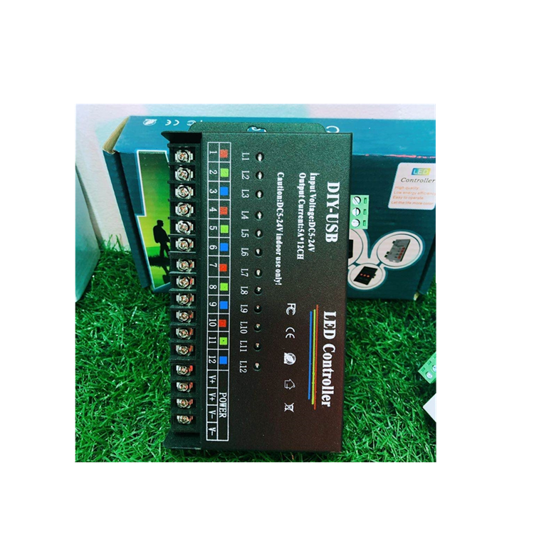 Горячая Распродажа 12 канал 5A diy Многофункциональные светодиодные полосы rgb пульт дистанционного управления